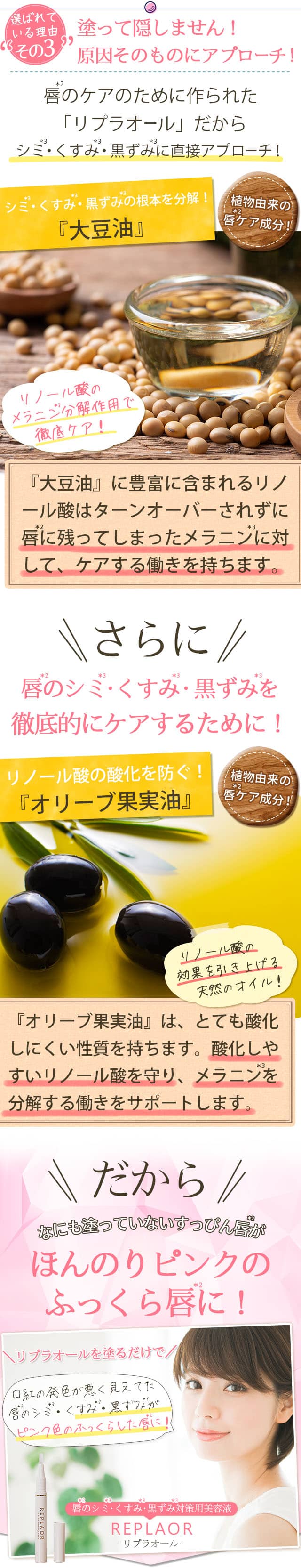 塗って隠すのではなく、シミ・くすみ・黒ずみそのものにアプローチ!