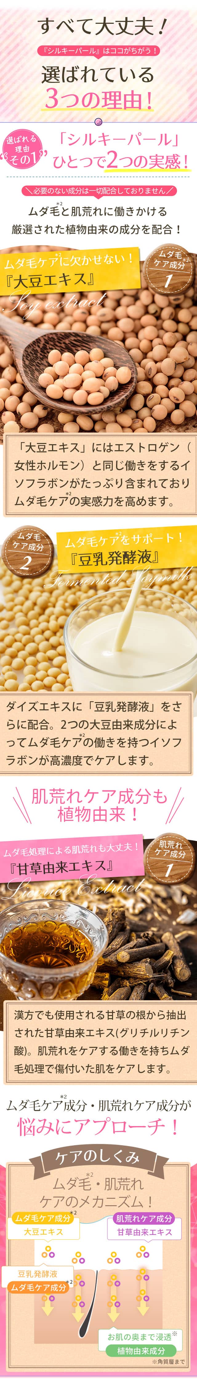選ばれる3つの理由!